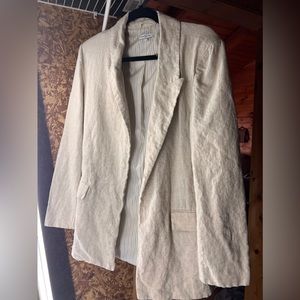 Linen Blazer - Oversized